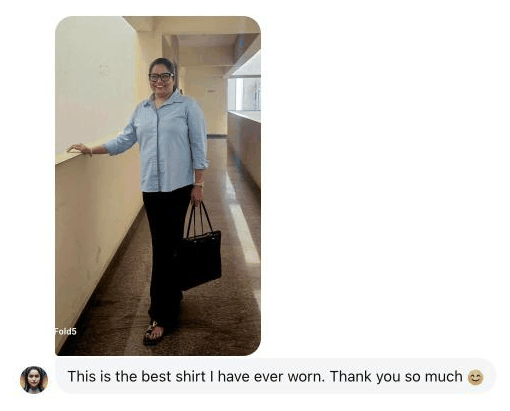 This is the best shirt I have ever worn. Thank you so much 😊